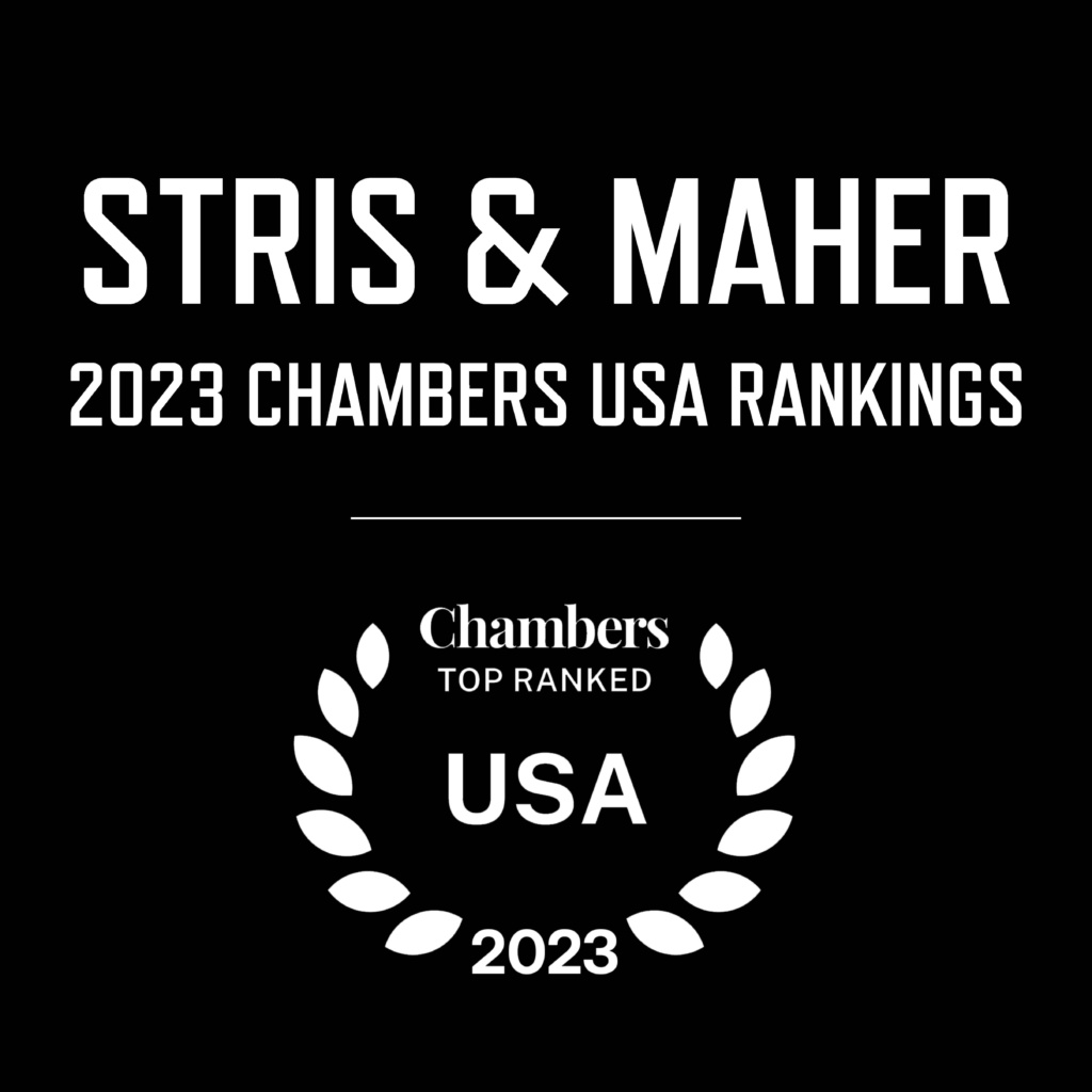 Stris & Maher earns top rankings in 2023 Chambers USA guide