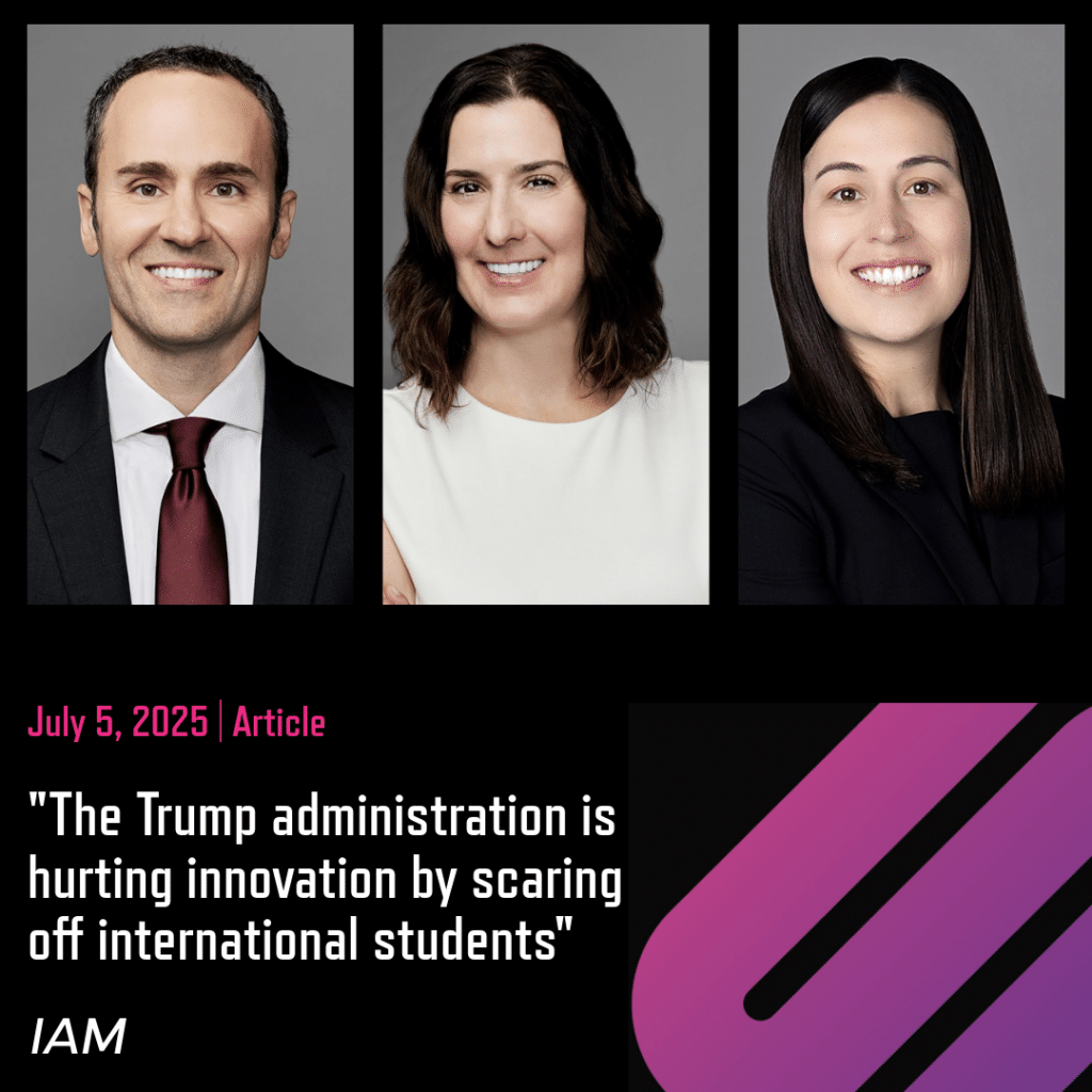 Article | “The Trump administration is hurting innovation by scaring off international students”