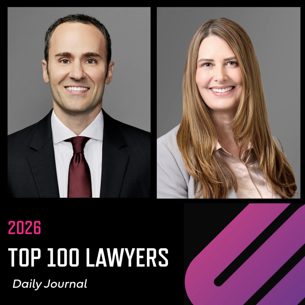 Peter Stris and Mieke K. Malmberg named 2026 Top 100 Lawyers by the Daily Journal